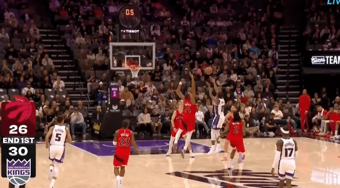 电竞世界杯投注-蒙克LOGO超远三分压哨投进,国王首节30-26领先猛龙 电竞世界杯投注-蒙克LOGO超远三分压哨投进,国王首节30-26领先猛龙